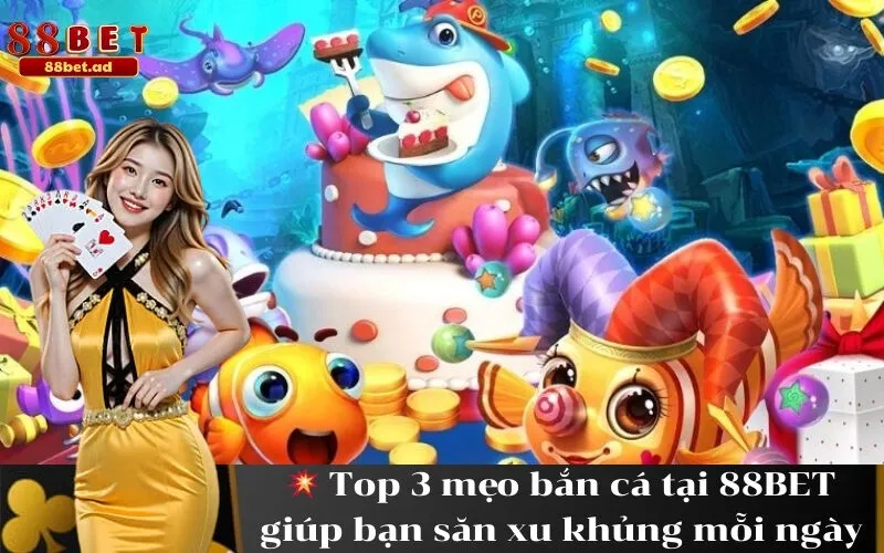 Top 3 mẹo bắn cá tại 88BET giúp bạn săn xu khủng mỗi ngày